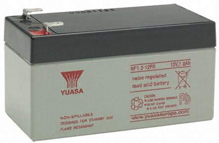 RB012AH - Batterie étanche au plomb 12V 1,2AH Yuasa Yucel Sealed Lead Acid 12V 1.2AH