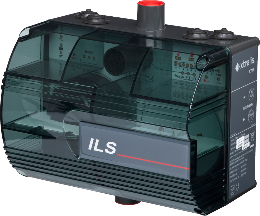 ILS-1 - Détecteur de fumée à laser par aspiration NF avec 1 entrée ICAM Laser Air-sampling Smoke Detector with 1 inlet