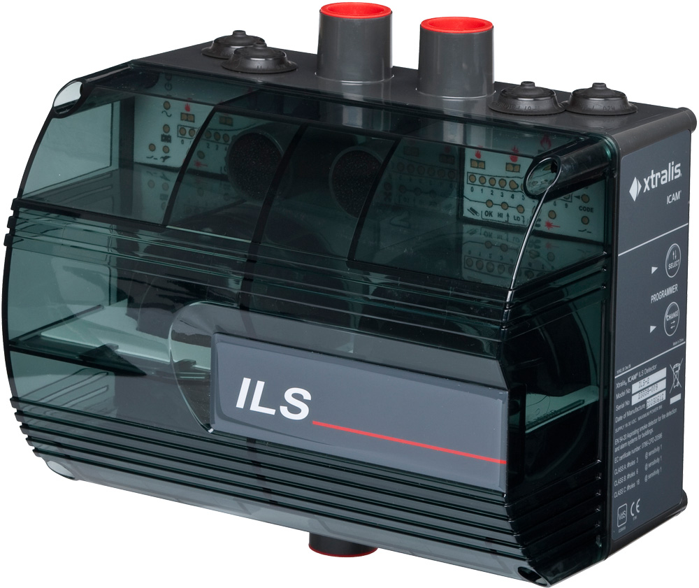 ILS-2 - Détecteur de fumée à laser par aspiration avec 2 entrées ICAM Laser Air-sampling Smoke Detector with 2 inlets