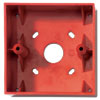 SR - Socle de montage rouge pour bouton poussoir type MCP1A KAC Red back box KAC SR