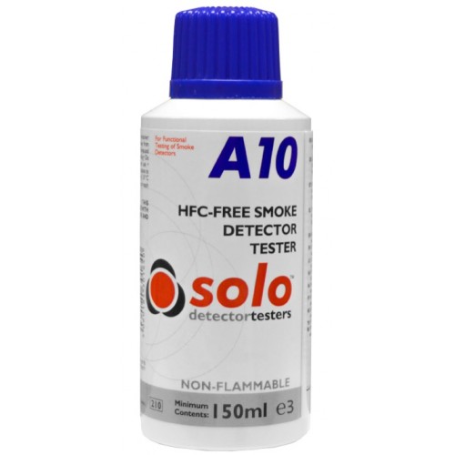SOLOA10-001 - Solo A10 Smoke Detector Test Gas Canister 150ml - Aérosol de Test SOLO A10 pour détecteur de fumée 150ml