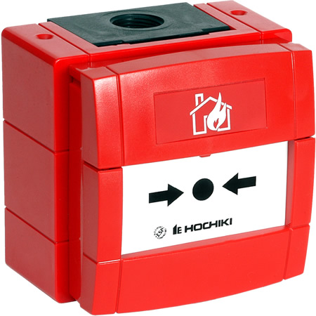 WCP1A - Bouton d'Alerte Conventionnel Rouge Etanche agréé Marine - Marine Approved Weatherproof Conventional Call Point Red