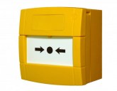 MCP3A-Y000FF - Bouton Poussoir Jaune avec contact inverseur simple KAC Yellow MCP Indoor Call Point