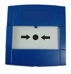 MCP4A-B000FF -Bouton Poussoir Bleu avec double contact inverseur KAC Blue MCP Indoor Call Point