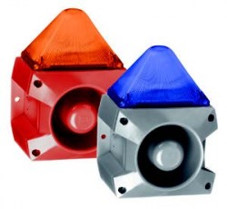 PAX5-05 - Sirene-Flash PATROL 107dB 5J Marine - PATROL Flashing Sounder 107dB 5J Marine