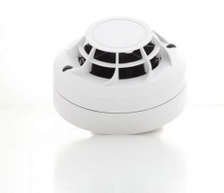 MI-RHSE-S2I-IV - Détecteur Thermique Thermos-différentiel Analogique Ivoire avec Isolateur, Digital ROR Thermal Detector with Isolator, Ivory