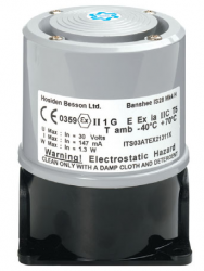 Sirène Banshee, basse fréquence, 94 dBA, certifiée ATEX et IEC Ex IS28VCL Vimpex ATEX Banshee Sounder