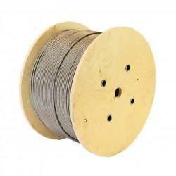 AASSN-0500 - Câble de détection de chaleur linéaire analogique Alarmline II avec gaine en Nylon et Acier Inoxydable - Alarmline II Analogue LHD Cable w/ Nylon Sheath & Stainless Steel Braid