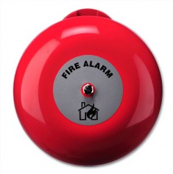 AB380E Sonnerie incendie 200 mm pour usage extérieur, 24 VDC - 8 inch Fire bell for outdoor use, EN54-3 Approved, 24 VDC