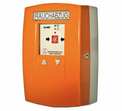 RZN4402-K - Centrale de Désenfumage avec Bouton de Commande Intégré 24VDC/3A, 1 Ligne, 1 Groupe Boitier Métallique D+H Smoke Ventilation Button Control Panel 1 line 1 drive group 3A