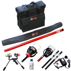 SOLO822 - Kit de Test sans fil Détecteur fumée et thermique à 6m - Smoke & Cordless Heat Detector Test set 6m