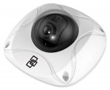 TVD-M1210W-2W-P - Camera blanche IP Dôme plat 1.3MPX HD, Objectif fixe 2.8mm, IP66 - 1.3MPX HD Wedge Dome IP Camera, 2.8mm fixed lens IP66, White