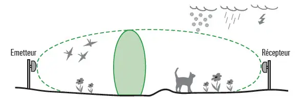 FORTEZA-200 - Détecteur Hyperfréquences Bi-statique 200m 24,15 GHz - FORTEZA